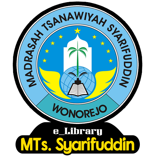 e_library MTs. Syarifuddin logo