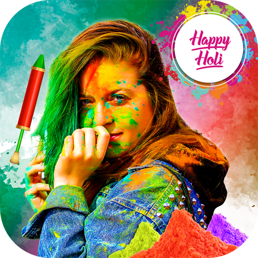 Holi Photo Editor App 2023  Icon