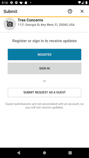 Screenshot of Key West Connect