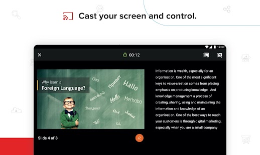 Zoho Show - Presentation Tool & Slideshow creator Screenshot