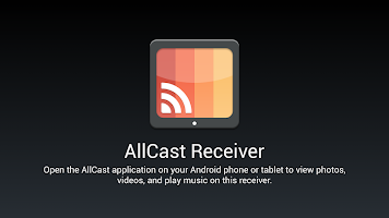 screenshot of AllCast Receiver