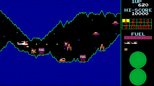 Android application Super Cobra Retro Arcade Game screenshort