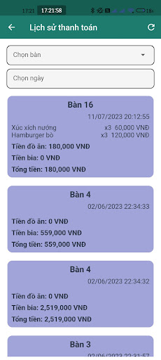 NhaHang Screen 3