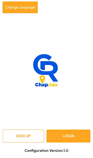 Android application Chapride Driver screenshort