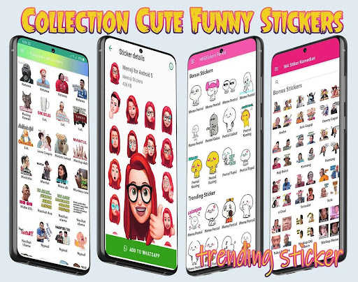 Sticker Wa Cewe Cantik Lucu