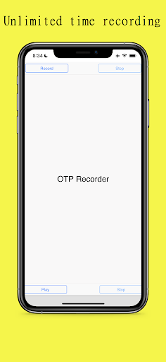 Secure OTP Voice Recorder Screen 2
