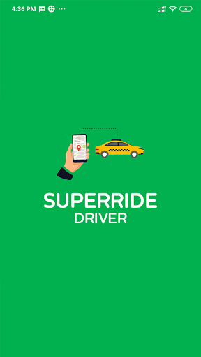 Android application SuperRide Driver screenshort