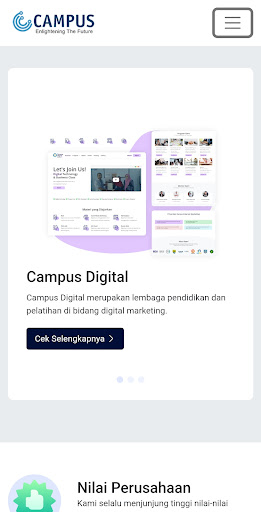 Android application Campus Data Media screenshort
