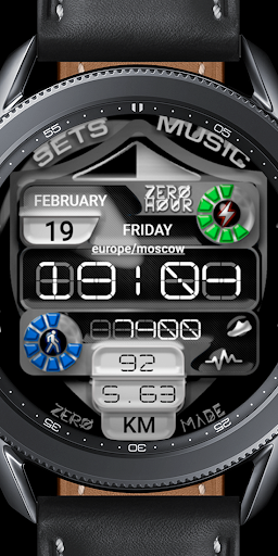 Digital Shield Watch by ZH