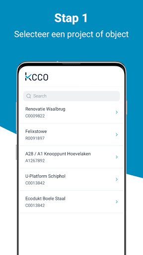 Android application VWT KCCO screenshort