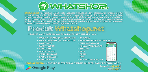 Whatshop.net: Agen Pulsa Murah