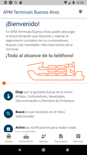 Android application APM Terminals Buenos Aires screenshort
