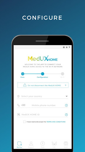 Android application MedUX HOME App screenshort
