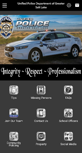 Android application Unified Police Department screenshort