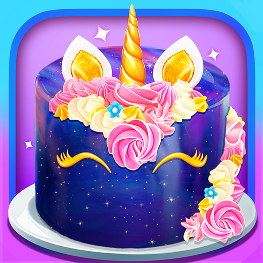 Galaxy Unicorn Cake  Icon