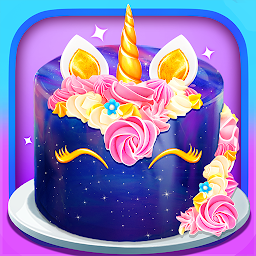 「Galaxy Unicorn Cake」圖示圖片