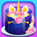 Galaxy Unicorn Cake 