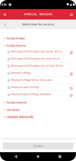 Aprecial - Salons de coiffure Screen 2