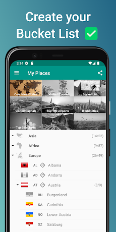 Places Been - Travel Trackerのおすすめ画像5