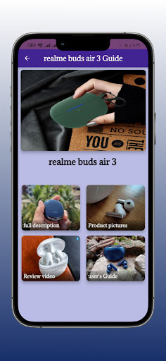 Android application realme buds air 3 Guide screenshort