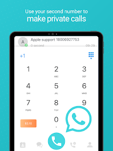PingMe Second Phone Number App Screenshot