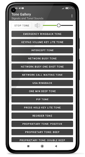 Tone library: All beep sounds Screen 2