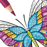 Cover Image of Descargar Dibujos Para Colorear De Mariposas Para Adultos  APK