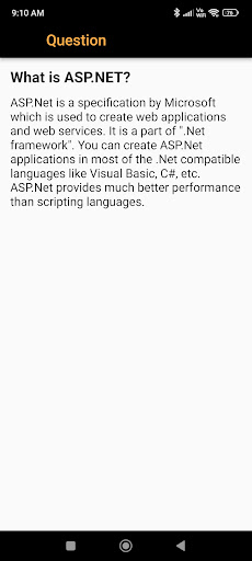 ASP.NET Interview Question Screen 3