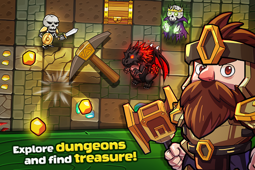 Mine Quest - Crafting and Battle Dungeon RPG  screenshots 1