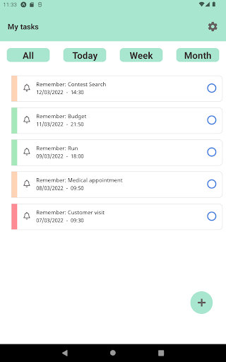 Reminder - Tasks and Alerts