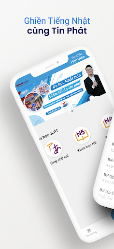 Android application Ghiền Tiếng Nhật cùng Tín Phát screenshort