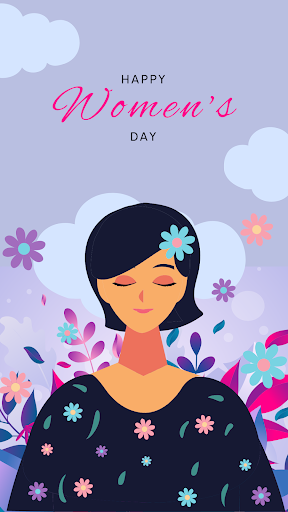 Android application Happy International Womens Day screenshort
