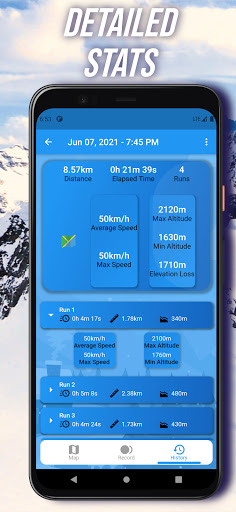 Ski Trackr : Ski and Snowboard Screen 3