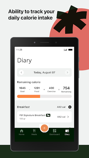 Screenshot of ForeverMore - healthy meals
