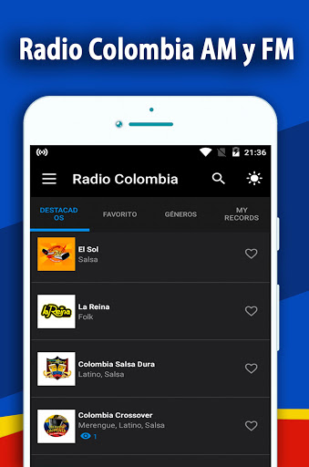 Radio Colombia Screen 3