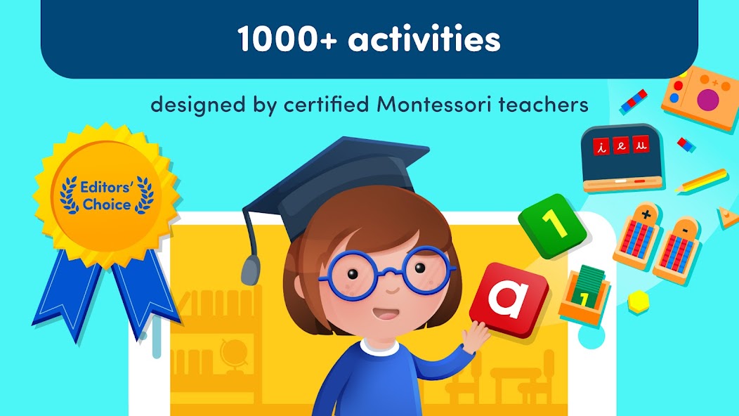 Montessori Preschool, kids 3-7 5.4.1 APK + Mod (Unlocked / VIP) for Android