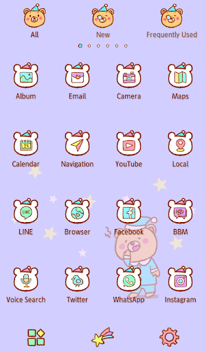 Sleepy Bear Theme Screen 3