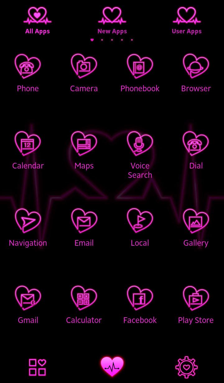 Android application Cool wallpaper-Heartbeat- screenshort