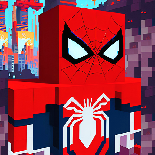 Spider MAN mod for Minecraft logo