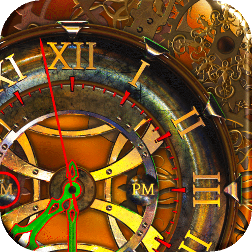 Steampunk Desk Analog Clock logo