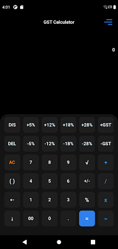 Android application GST Calculator screenshort
