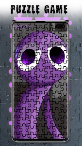 Purple Rainbow Friend Puzzle