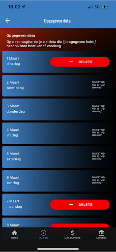 Dj Events Screen 3