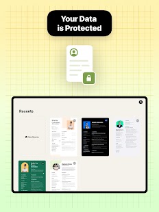 Currículum vitae Builder - Captura de pantalla de plantilla de CV