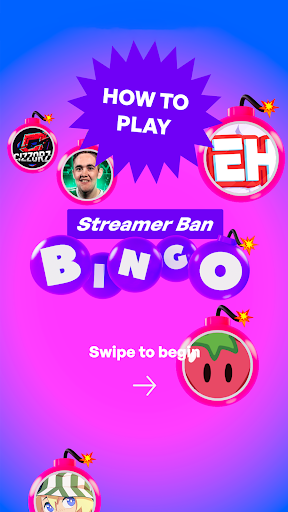 Android application Streamer Ban Bingo screenshort