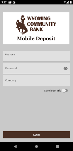 Android application WCB Mobile Deposit screenshort