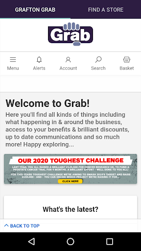 Android application Grafton Grab screenshort
