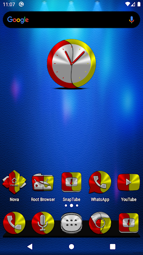 Android application Red and Yellow Icon Pack screenshort