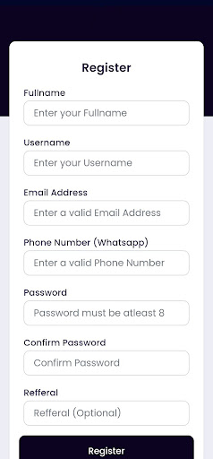 Affluxdata Screen 3