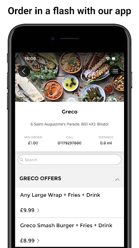 Android application Greco App screenshort